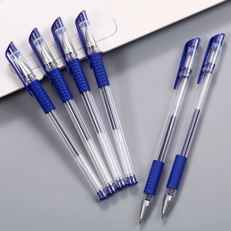 Product image KAHASIL - Pulpen Bolpoin Gel Ink Pena Pen Tinta Cair Standart Warna Merah Hitam Biru KMJ073 all variant BIRU